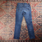 Levi's 197 Red Tab W26 L30 Slim Straight Blue Denim Jeans
