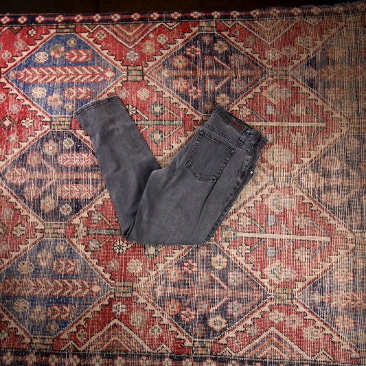 Lee W30 L28 Straight Leg Relaxed Fit Black Denim Jeans