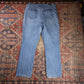 Lee W36 L30 Straight Leg Relaxed Fit Blue Denim Jeans