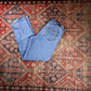 Lee W36 L34 Straight Leg Relaxed Fit Blue Denim Jeans