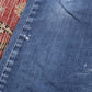 Levi's 513 W36 L28 Straight Leg Slim Fit Blue Denim Jeans