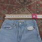 Levi's Red Tab W26 L28 Straight Leg High Waisted Blue Denim Jeans