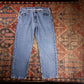 Wrangler W36 L30 Straight Leg Loose Fit Blue Denim Jeans
