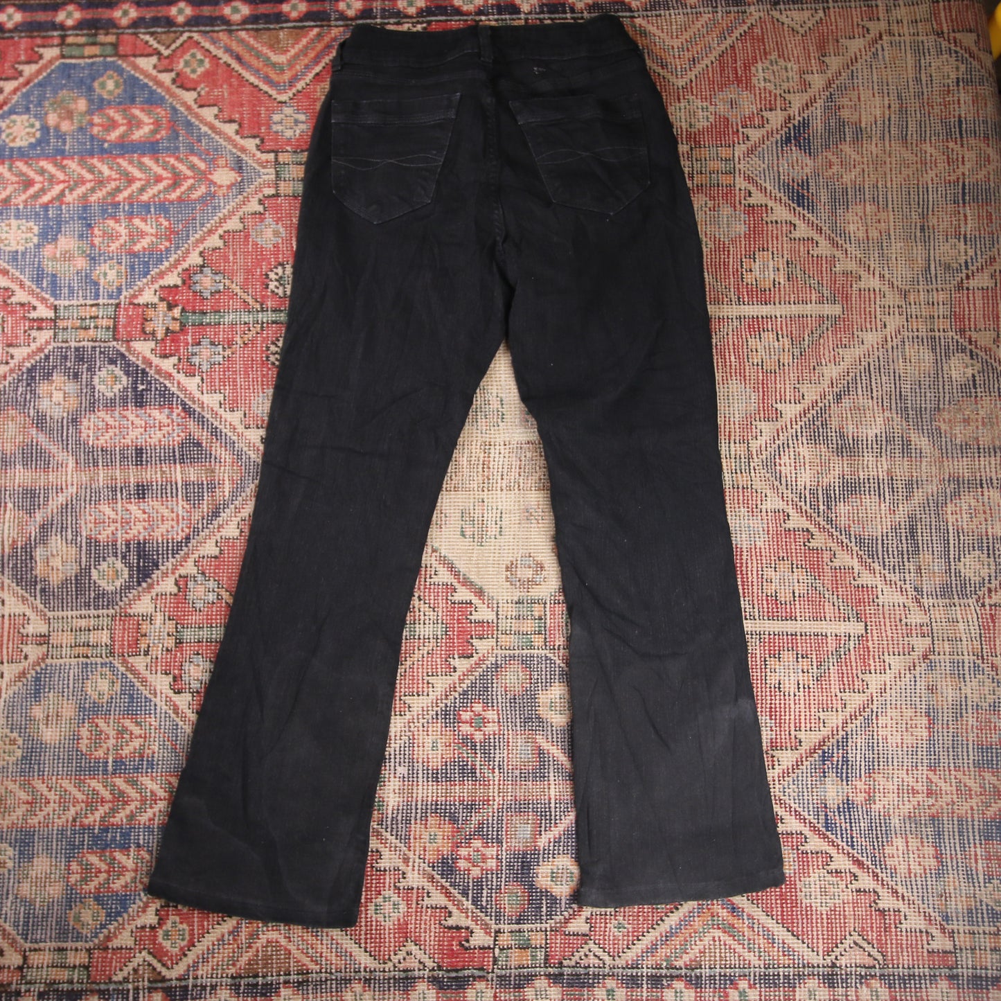 Lee W32 L28 Flared Black Denim Jeans