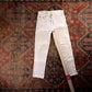Levi's W32 L24 Skinny White Denim Jeans
