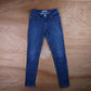Levi's 711 Red Tab W28 L29 Skinny Blue Denim Jeans