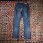 Levi's W30 L30 Straight Leg Classic Ripped Style Blue Denim Jeans