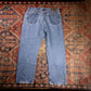 Wrangler W36 L30 Straight Leg Loose Fit Blue Denim Jeans
