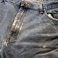 Wrangler W38 L31 Straight Leg Classic Ripped Style Blue Denim Jeans