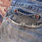 Levi's 505 Red Tab W38 L27 Straight Leg Regular Fit Blue Denim Jeans