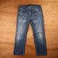 Levi's 539 Red Tab W34 L29 Straight Leg Blue Denim Jeans