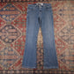 Levi's 525 W32 L32 Bootcut Slim Fit Blue Denim Jeans