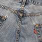 Levi's 505 Red Tab W34 L33 Straight Leg Regular Fit Blue Denim Jeans