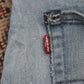 Levi's 511 W34 L32 Slim Fit Classic Ripped Style Blue Denim Jeans