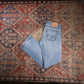 Levi's 506 W36 L33 Straight Leg Classic Ripped Style Blue Denim Jeans