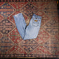 Wrangler W30 L33 Straight Leg Relaxed Fit Blue Denim Jeans