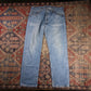 Levi's W36 L31 Tapered Leg Loose Fit Blue Denim Jeans
