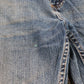 Wrangler W32 L33 Straight Leg Relaxed Fit Classic Ripped Style Blue Denim Jeans