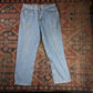 Lee W36 L30 Straight Leg Relaxed Fit Blue Denim Jeans