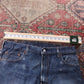 Levi's 517 Red Tab W36 L31 Bootcut Slim Fit Classic Ripped Style Blue Denim Jean