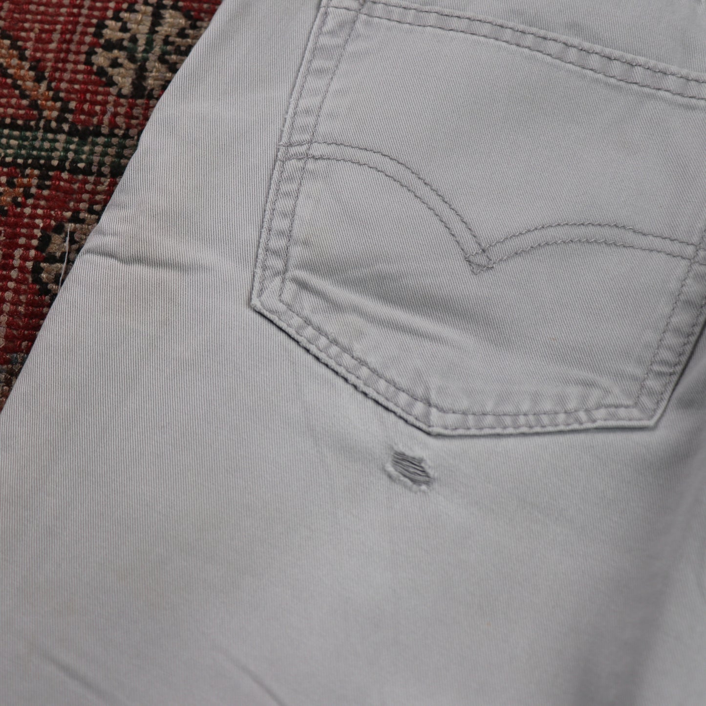 Levi's 508 W34 L26 Tapered Leg Regular Fit Beige Denim Jeans