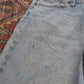 Wrangler W38 L33 Straight Leg Relaxed Fit Blue Denim Jeans