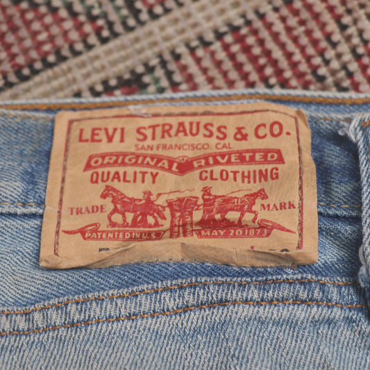 Levi's 505 W32 L32 Straight Leg Regular Fit Blue Denim Jeans