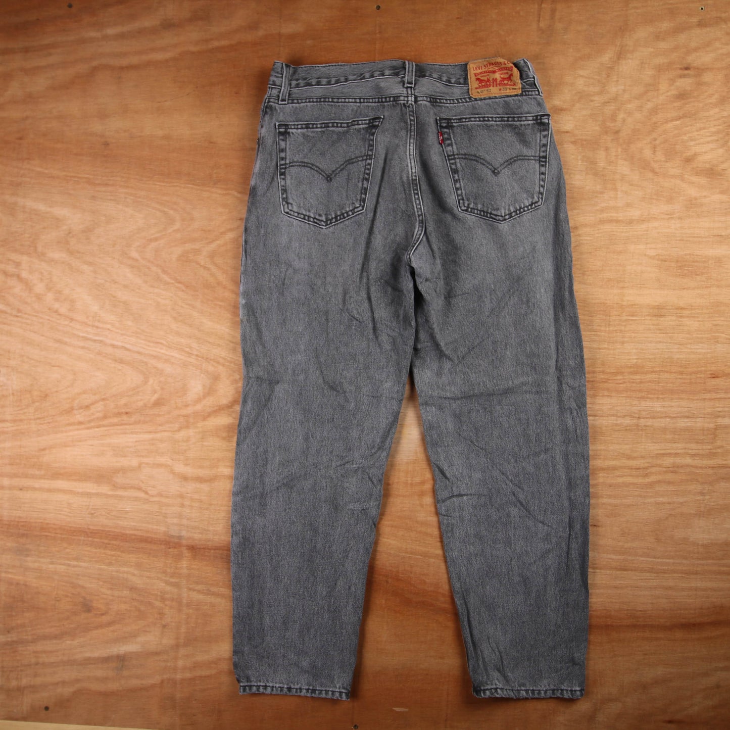 Levi's 501 Red Tab W32 L28 Original Fit Grey Denim Jeans