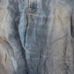 Wrangler W34 L30 Straight Leg Relaxed Fit Distressed Style Blue Denim Jeans