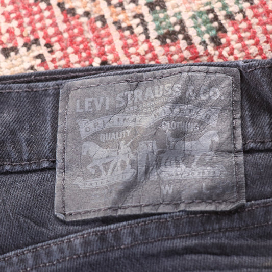 Levi's 511 Red Tab W32 L29 Slim Fit Black Denim Jeans