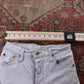 Levi's W26 L26 Straight Leg Classic Ripped Style Blue Denim Jeans