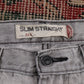 Levi's W30 L32 Straight Leg Grey Denim Jeans