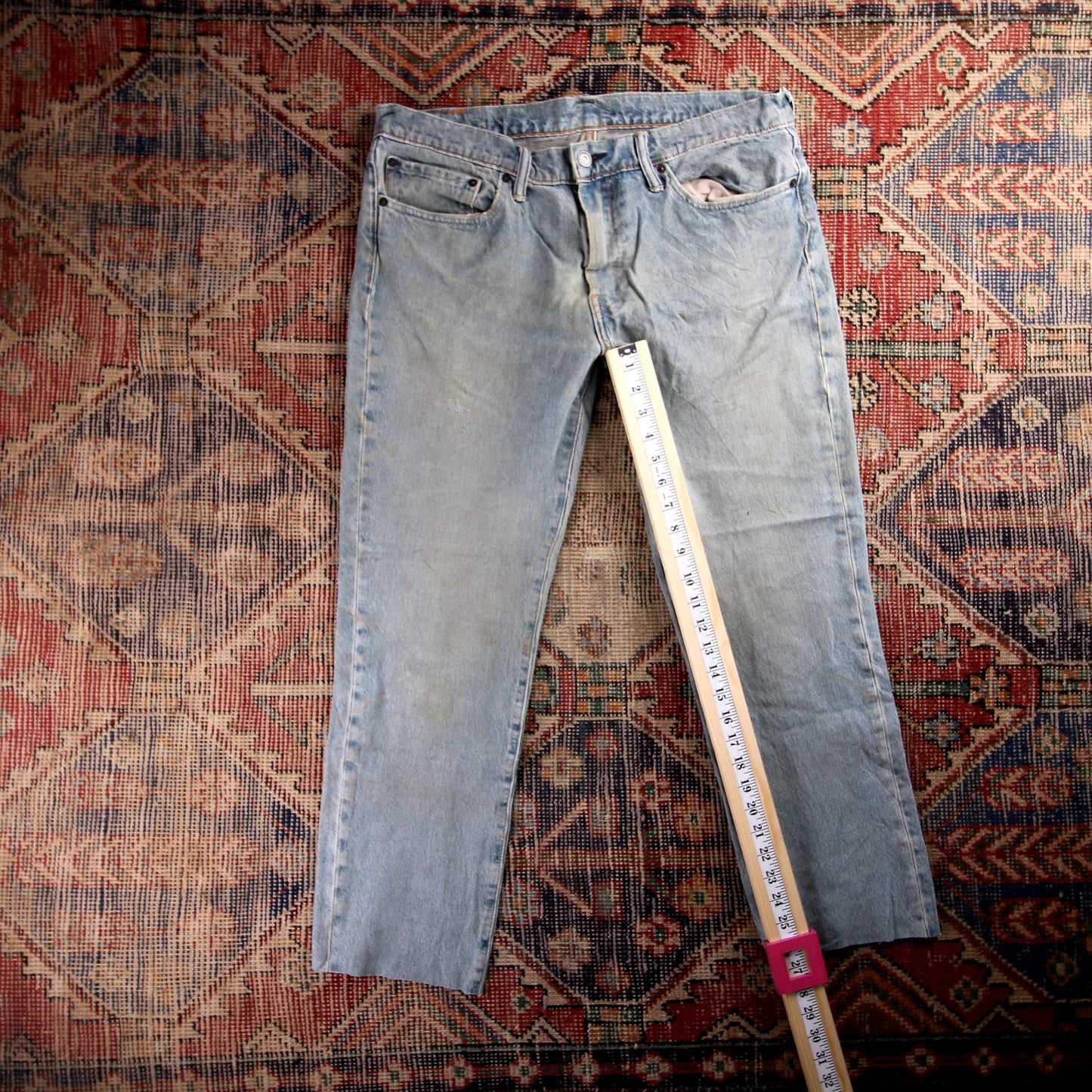 Levi's 511 Red Tab W36 L27 Slim Fit Blue Denim Jeans