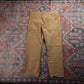 Dickies W34 L25 Carpenter Brown Denim Trousers