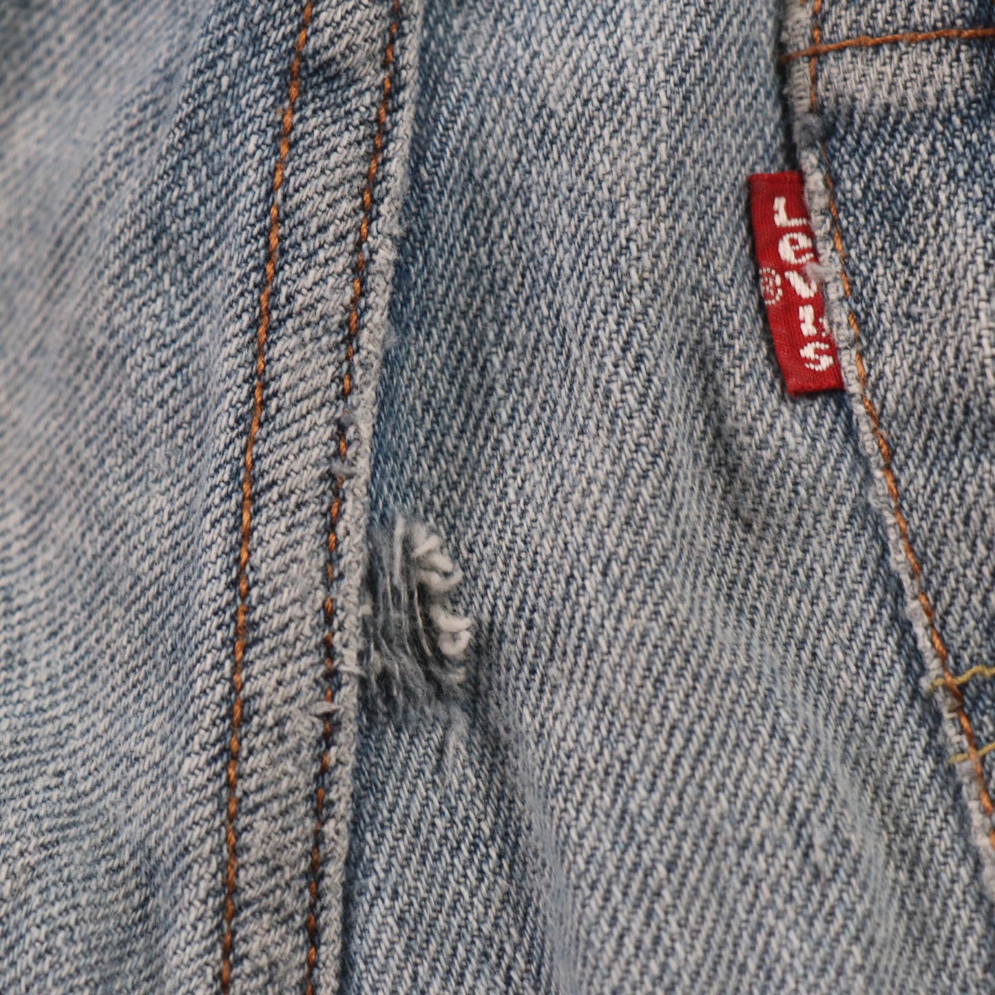 Levi's 550 Red Tab W26 L26 Tapered Leg Relaxed Fit Blue Denim Jeans