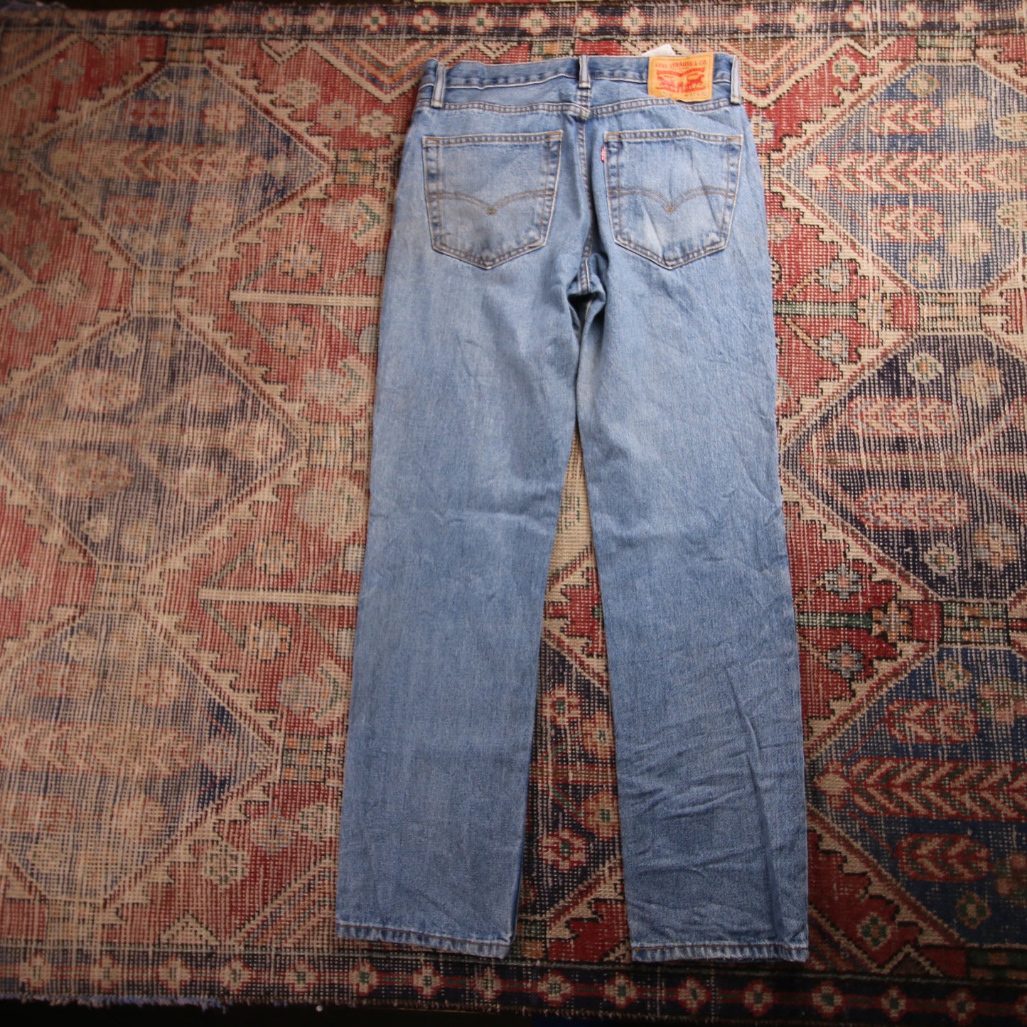 Levi's 516 W32 L31 Straight Leg Blue Denim Jeans