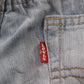 Levi's 505 Red Tab W26 L26 Straight Leg Regular Fit Blue Denim Jeans
