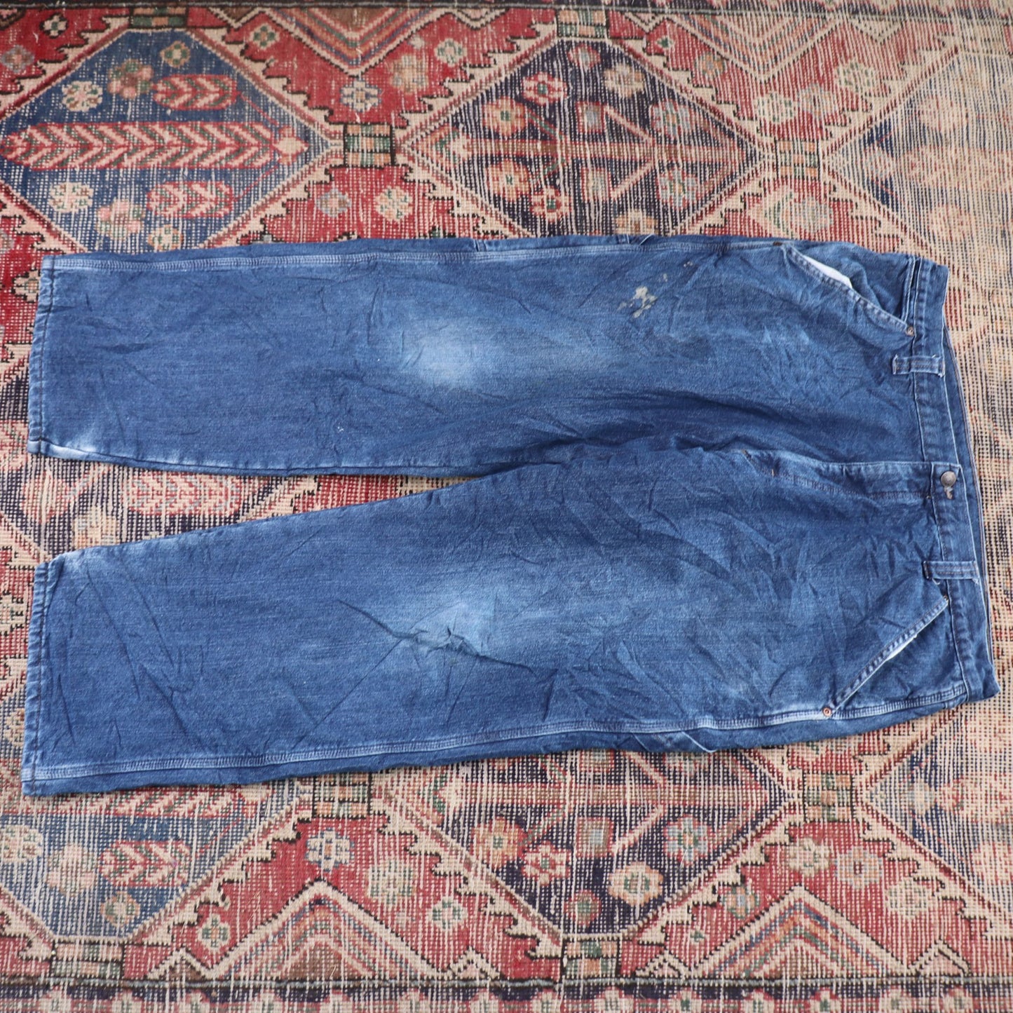 Wrangler W38 L28 Carpenter Blue Denim Jeans