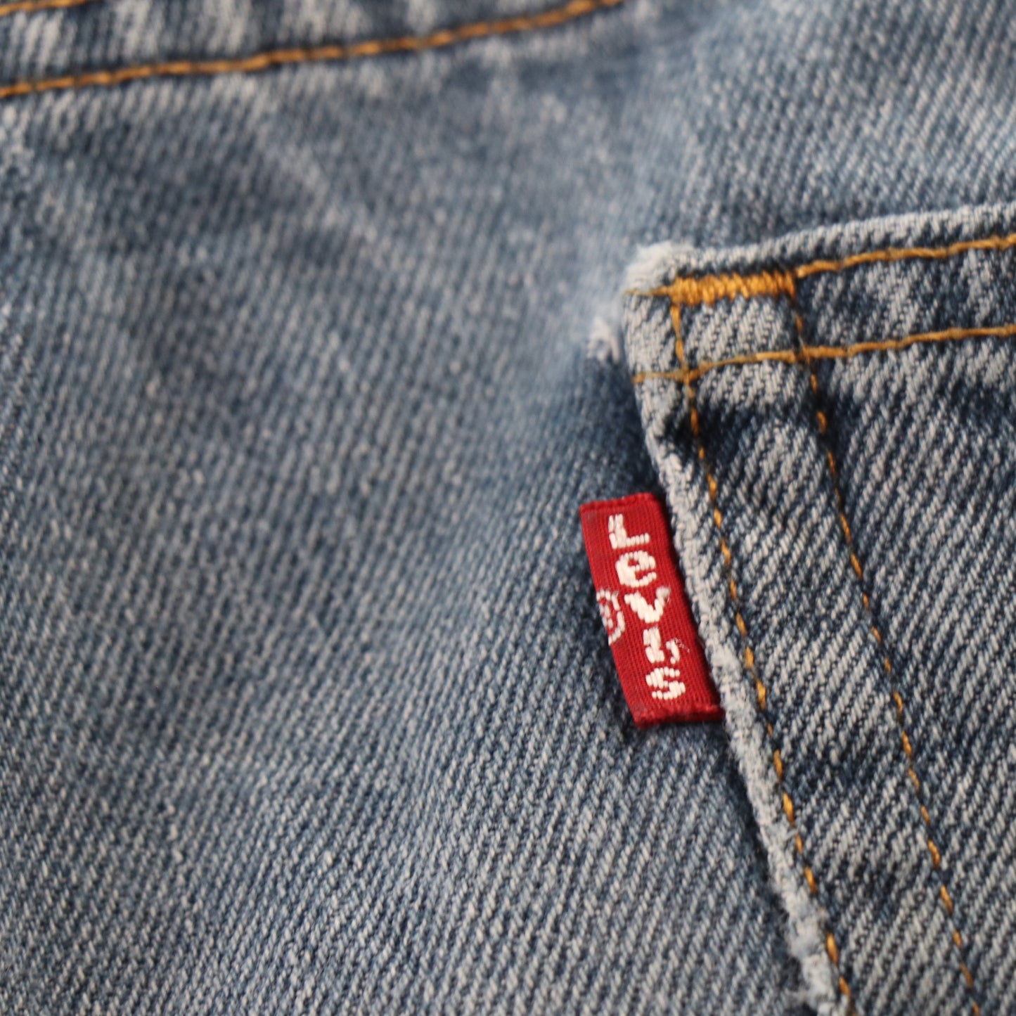 Levi's 550 Red Tab W36 L36 Tapered Leg Relaxed Fit Blue Denim Jeans