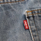 Levi's 550 Red Tab W36 L36 Tapered Leg Relaxed Fit Blue Denim Jeans