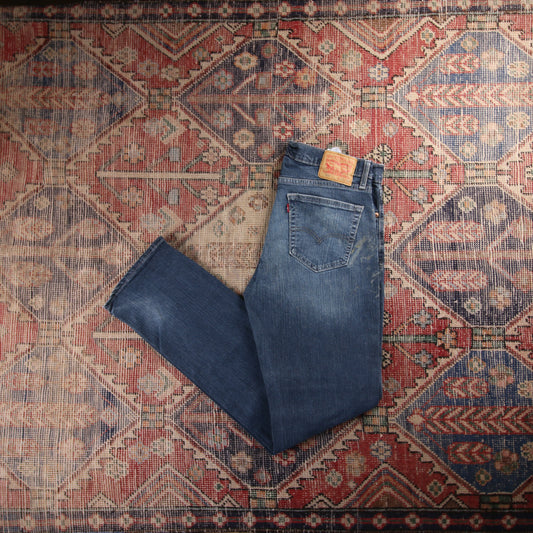 Levi's 559 Red Tab W34 L35 Straight Leg Relaxed Fit Blue Denim Jeans