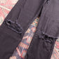 Levi's W26 L25 Skinny Classic Ripped Style Black Denim Jeans