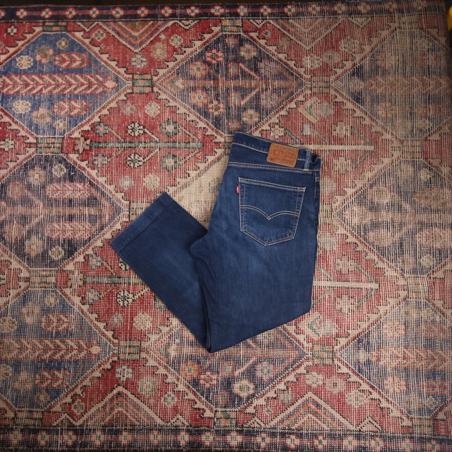 Levi's 511 W36 L26 Slim Fit Blue Denim Jeans