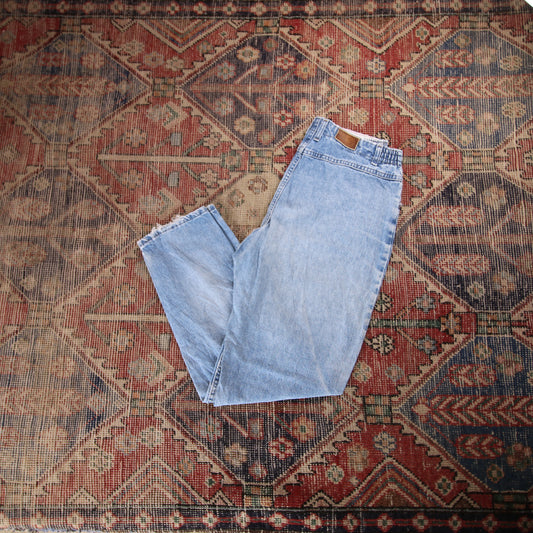 Lee W30 L30 Tapered Leg Loose Fit Classic Ripped Style Blue Denim Jeans