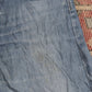 Lee W34 L28 Straight Leg Loose Fit Blue Denim Jeans