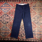 Dickies W30 L30 Straight Leg Slim Fit Blue Cotton Blend Trousers