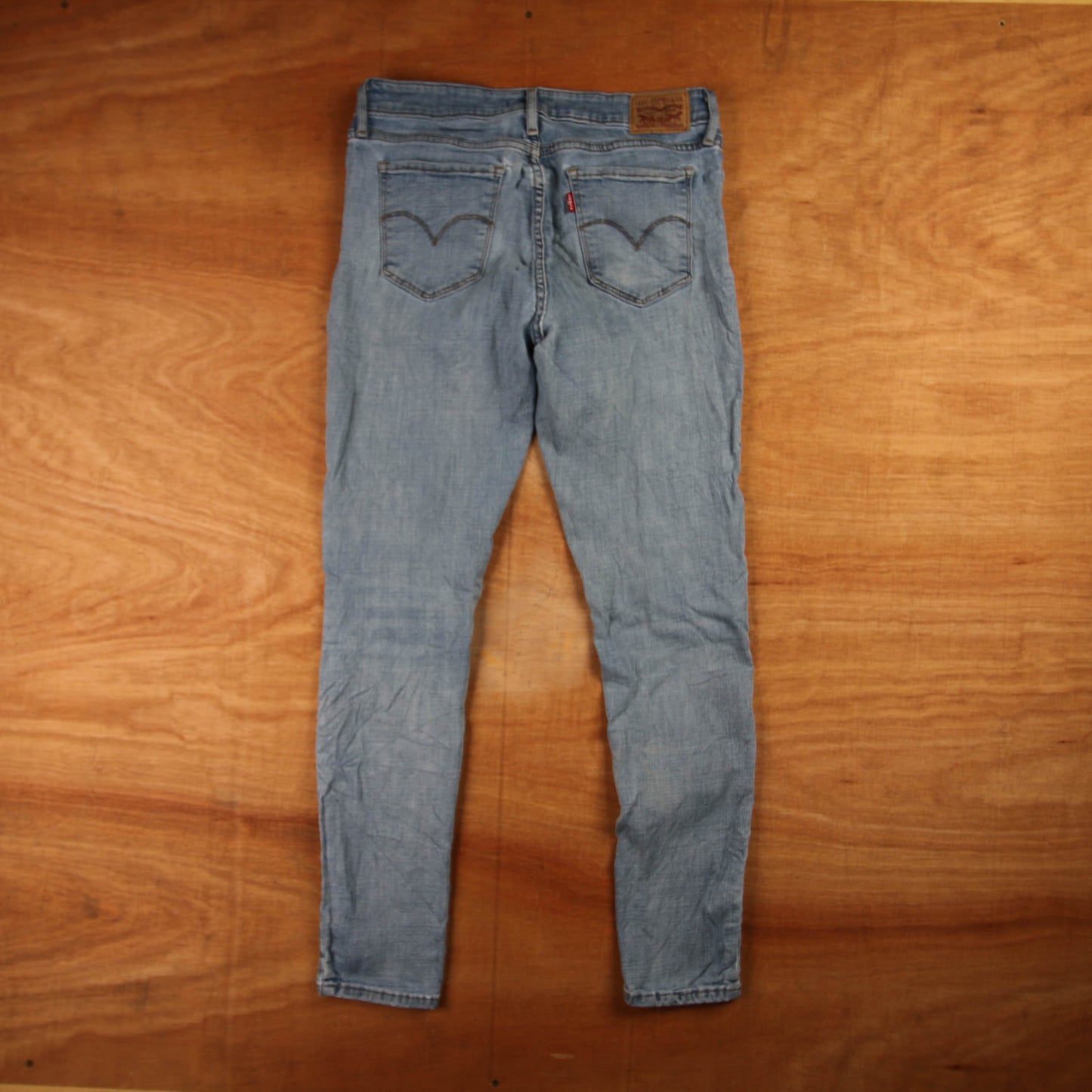 Levi's 711 Red Tab W30 L28 Skinny Blue Denim Jeans