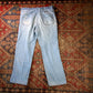 Wrangler W36 L28 Straight Leg Relaxed Fit Blue Denim Jeans
