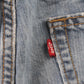 Levi's 505 Red Tab W34 L33 Straight Leg Regular Fit Blue Denim Jeans