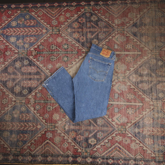 Levi's W30 L28 Straight Leg Blue Denim Jeans